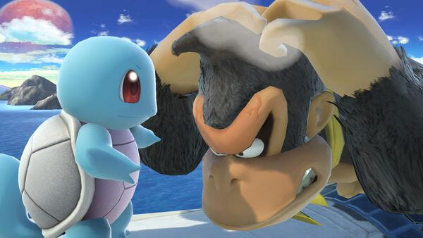 turtle pisses off ape