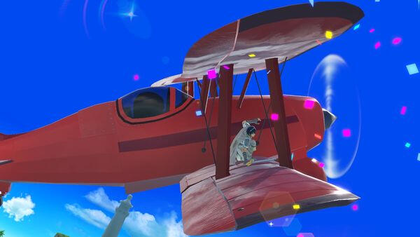 marth on a plane